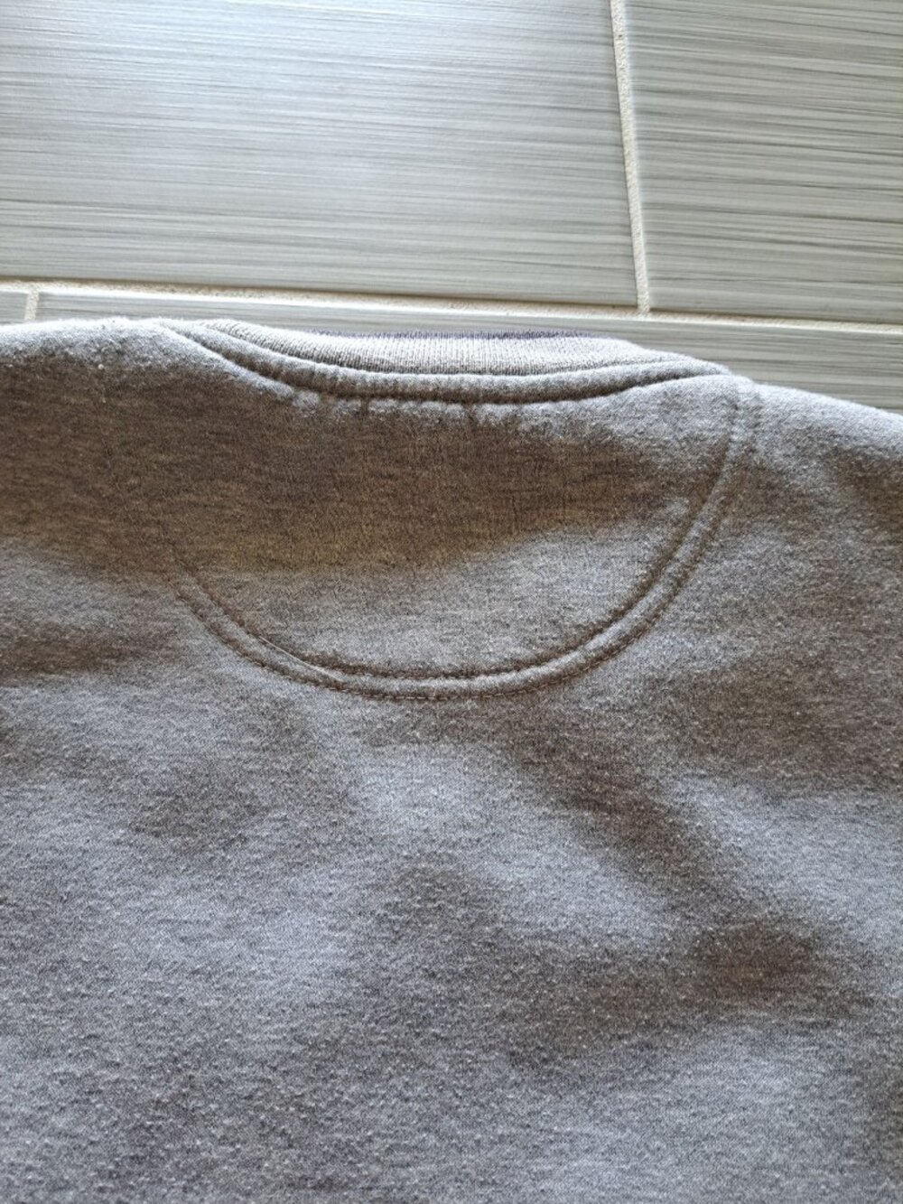 Vtg Woodland Trail Bald Eagle Embroidered Crewneck Sweatshirt Gray XL Grandpa - Picture 11 of 11